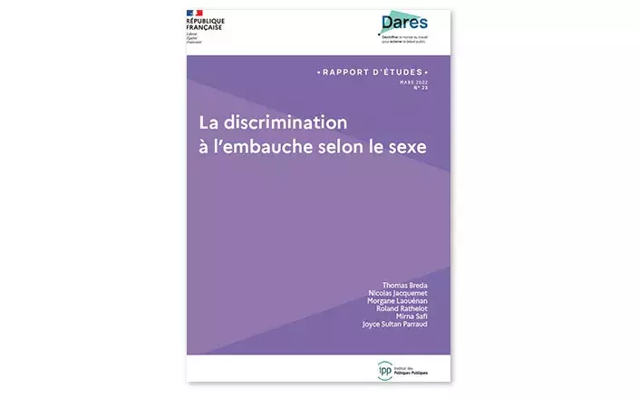 La discrimination à l'embauche selon le sexe - Rapport de la DARES