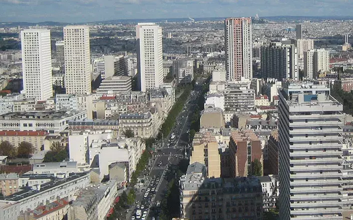 Quartier de la Maison Blanche à Paris : avenue d'Italie