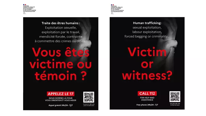 Campagne pour sensibiliser sur la lutte contre la traite des êtres humains